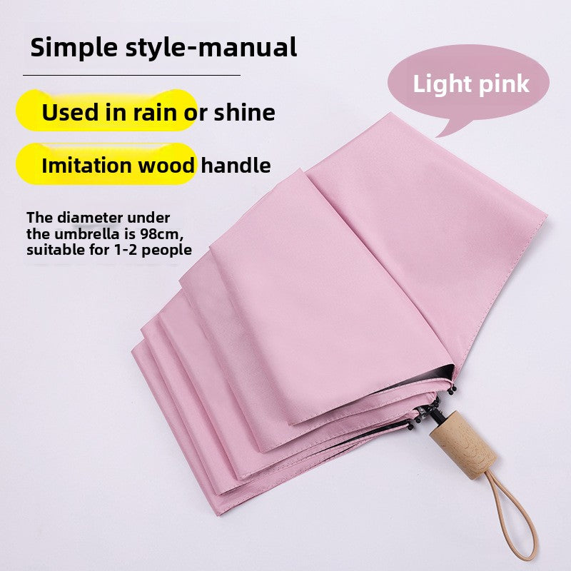 Folding Automatic Sunny and Rainy Dual-use Sun Umbrella