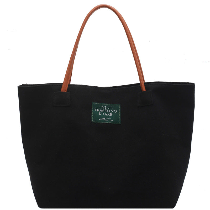 Simple Street Trend Large Capacity Tote Bag