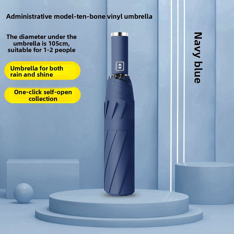 Folding Automatic Sunny and Rainy Dual-use Sun Umbrella