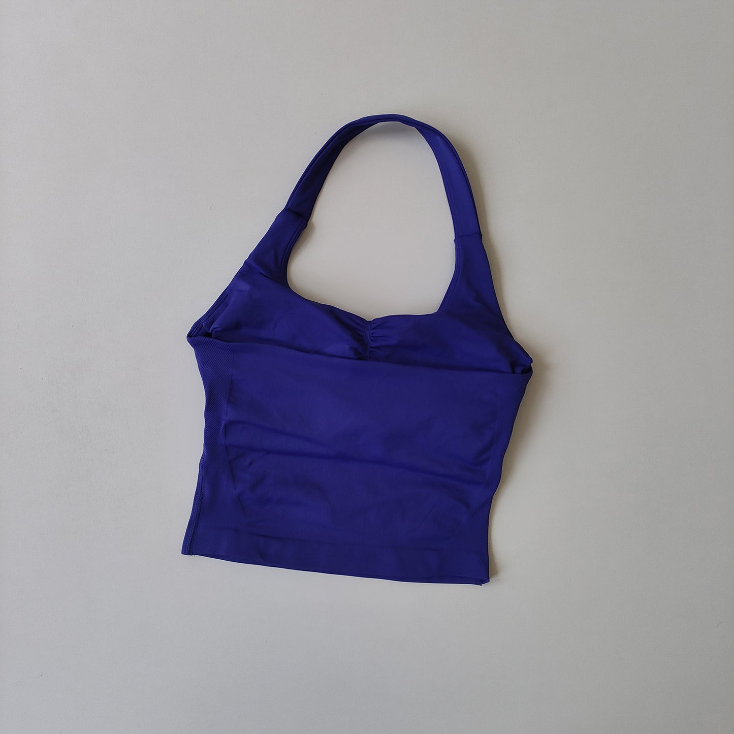 Square Neck Halter Fitness Vest with Back Design