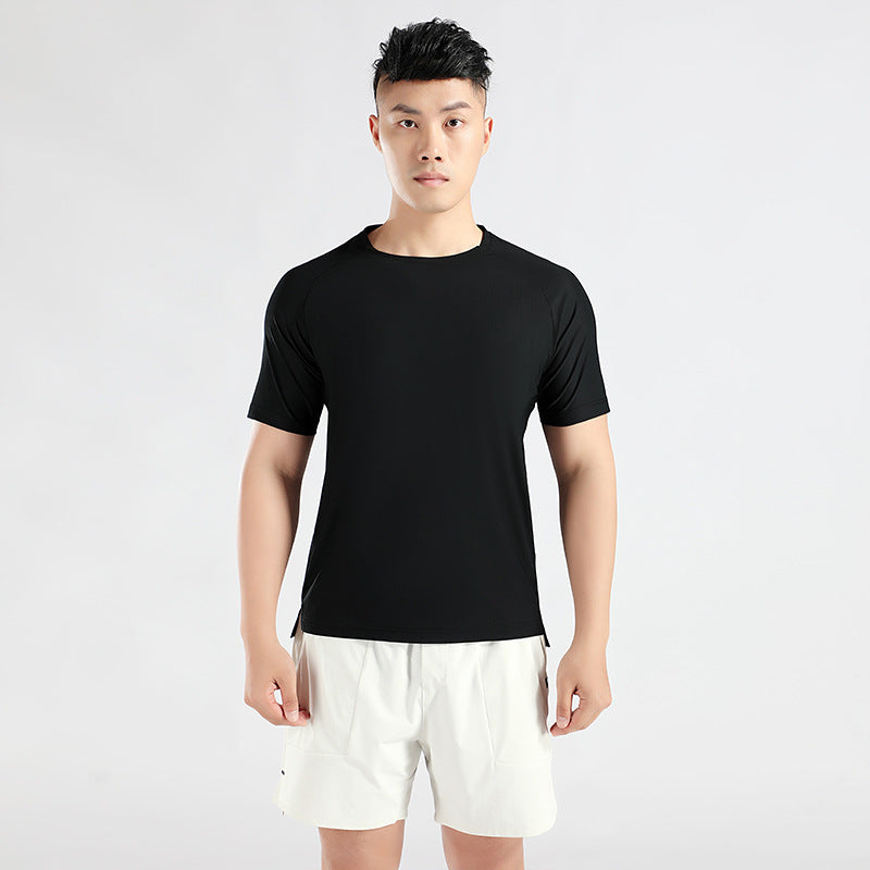 Sports Men's Fitness Short-sleeved