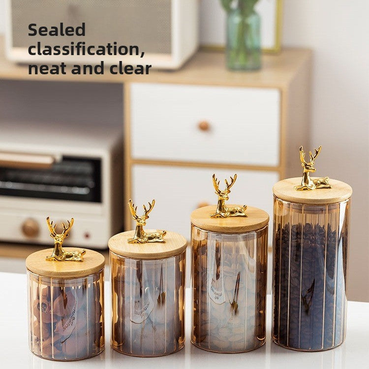 Glass storage container