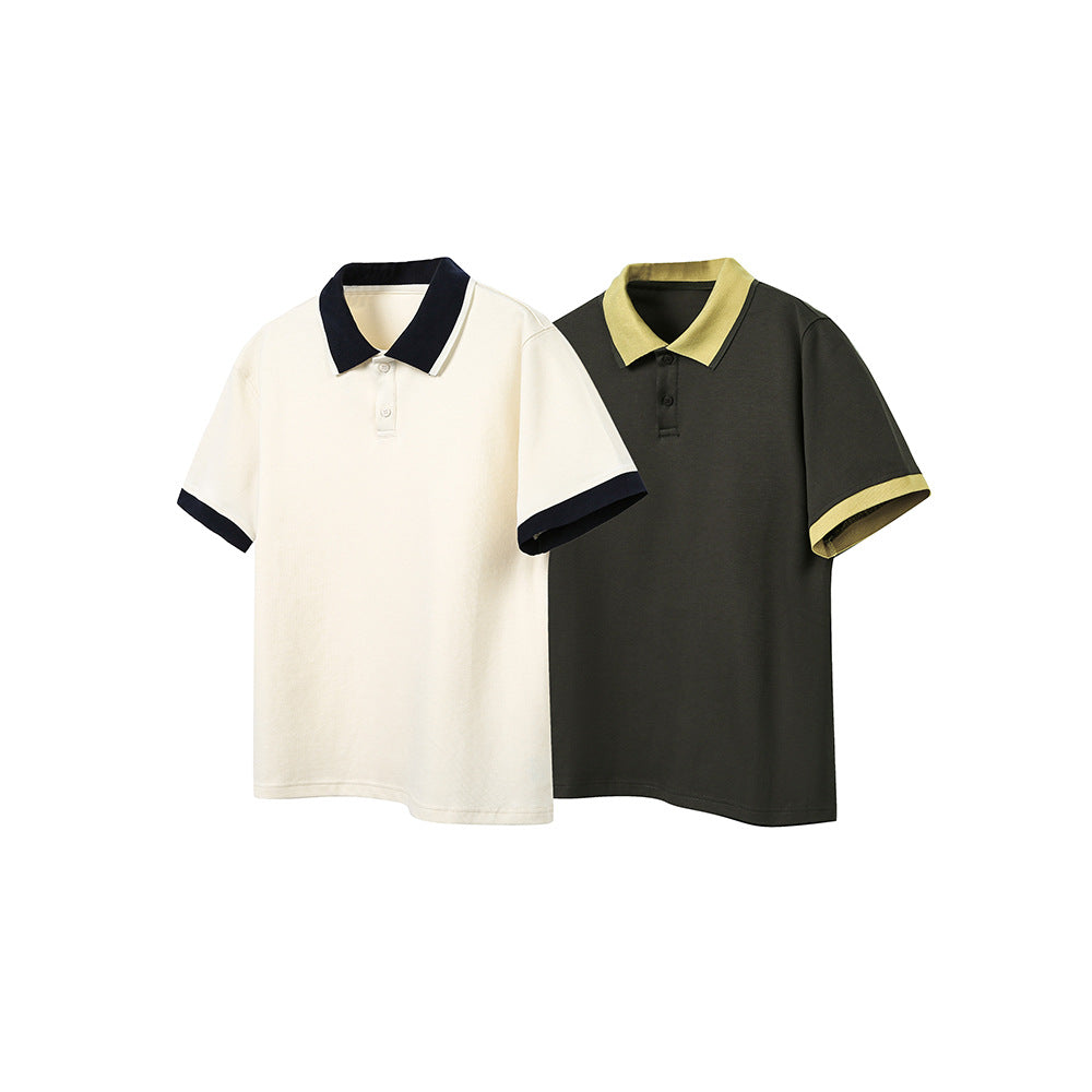 American-style retro long-sleeved short-sleeved shirt