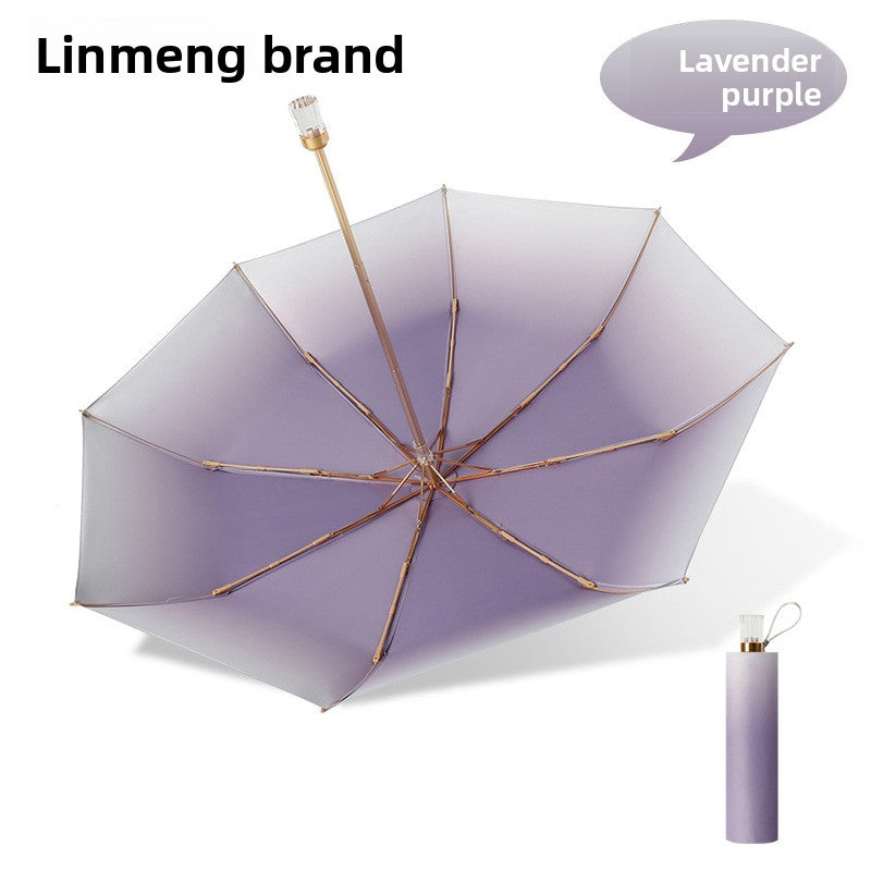 Folding Automatic Sunny and Rainy Dual-use Sun Umbrella