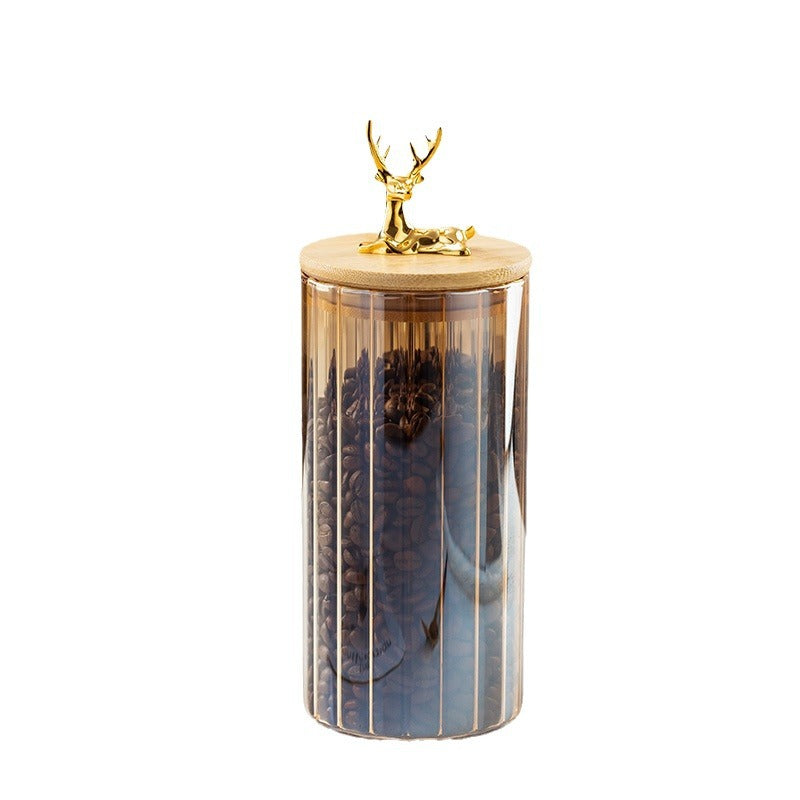 Glass storage container