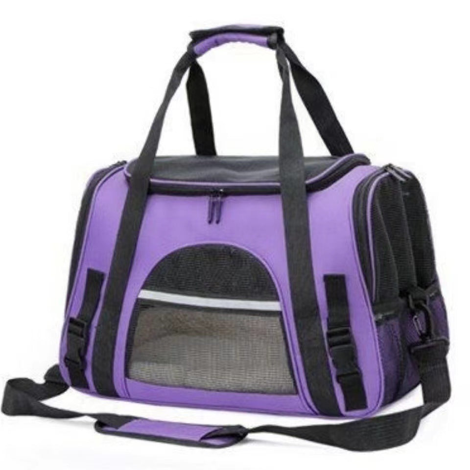 Portable crossbody pet bag