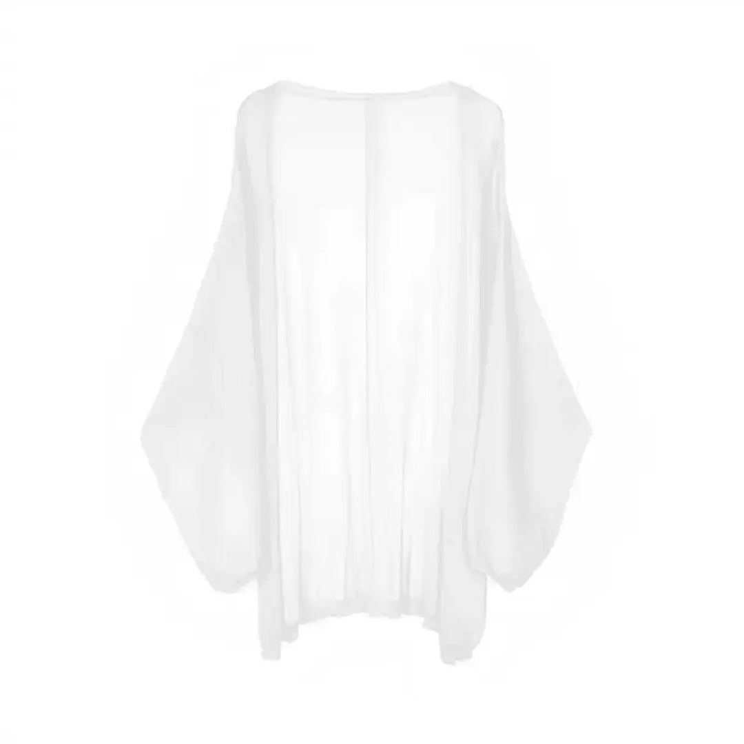 Long-sleeved knitted sweater for sun protection in summer