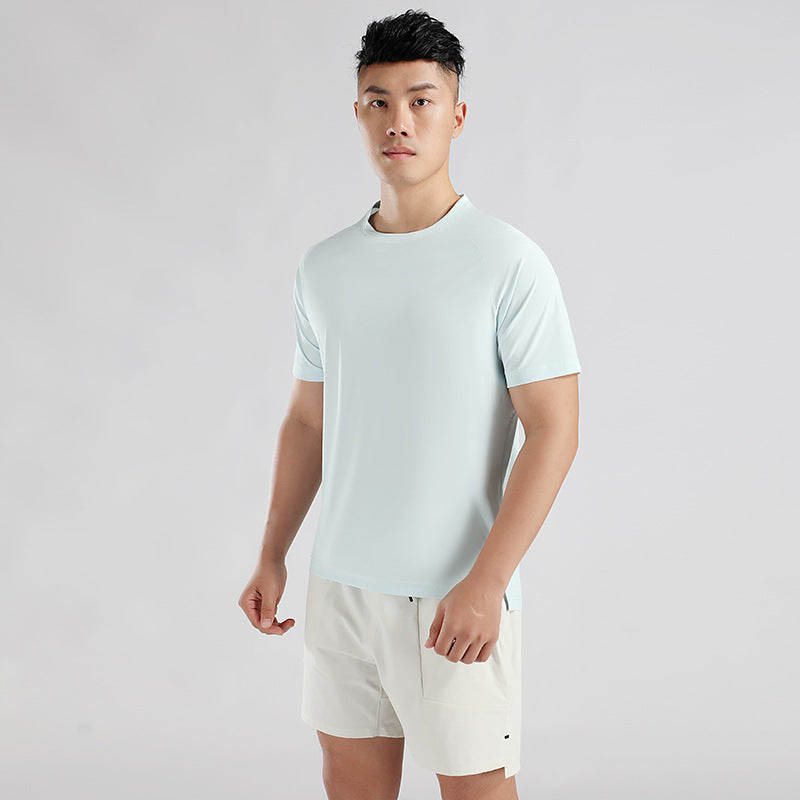Sports Men's Fitness Short-sleeved