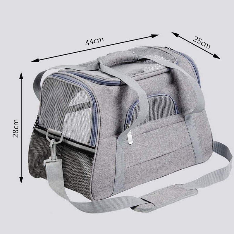 Portable crossbody pet bag