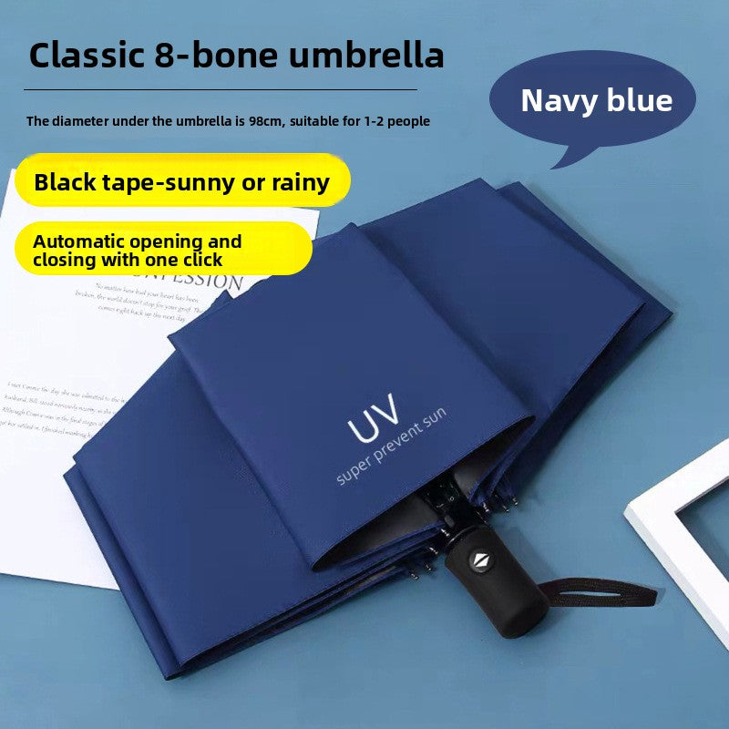 Folding Automatic Sunny and Rainy Dual-use Sun Umbrella