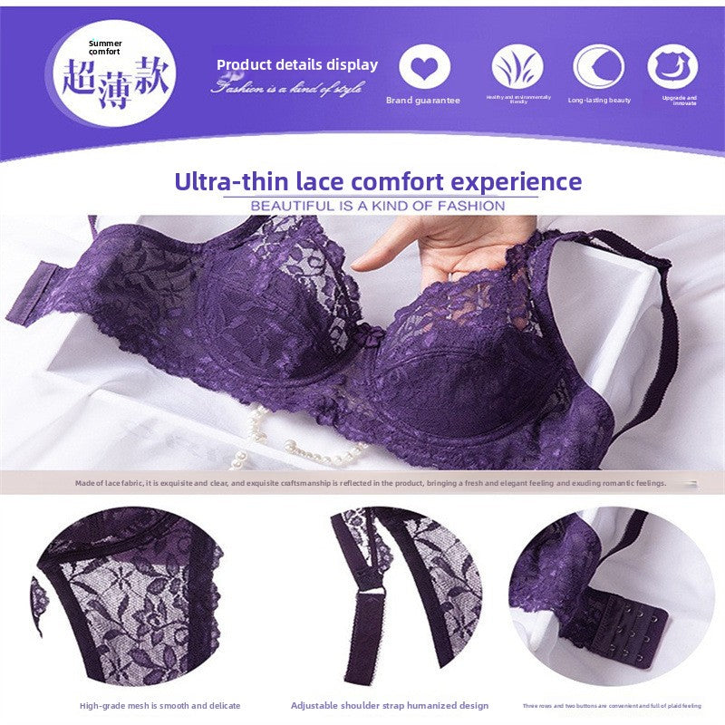 Summer Ultra-Thin No Steel Ring Women's Bra