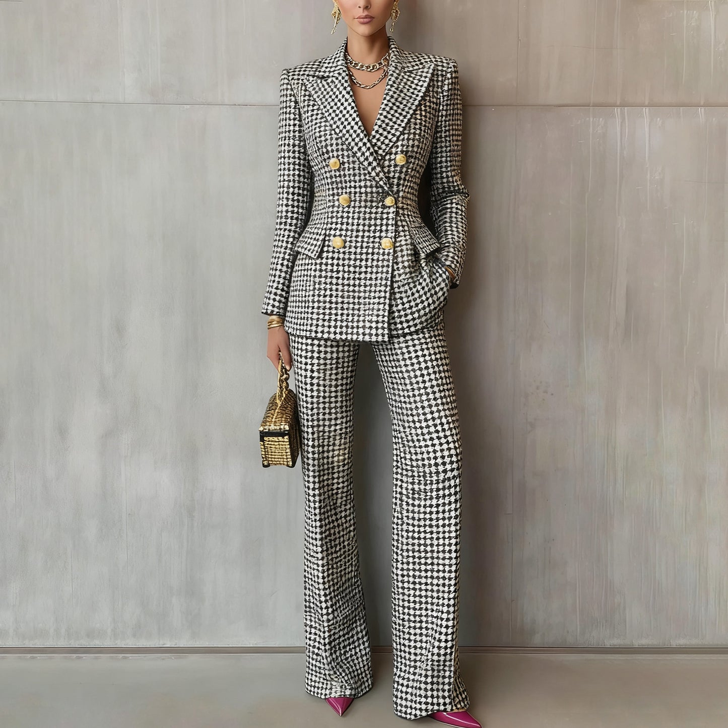 Slim-fit suit and trousers