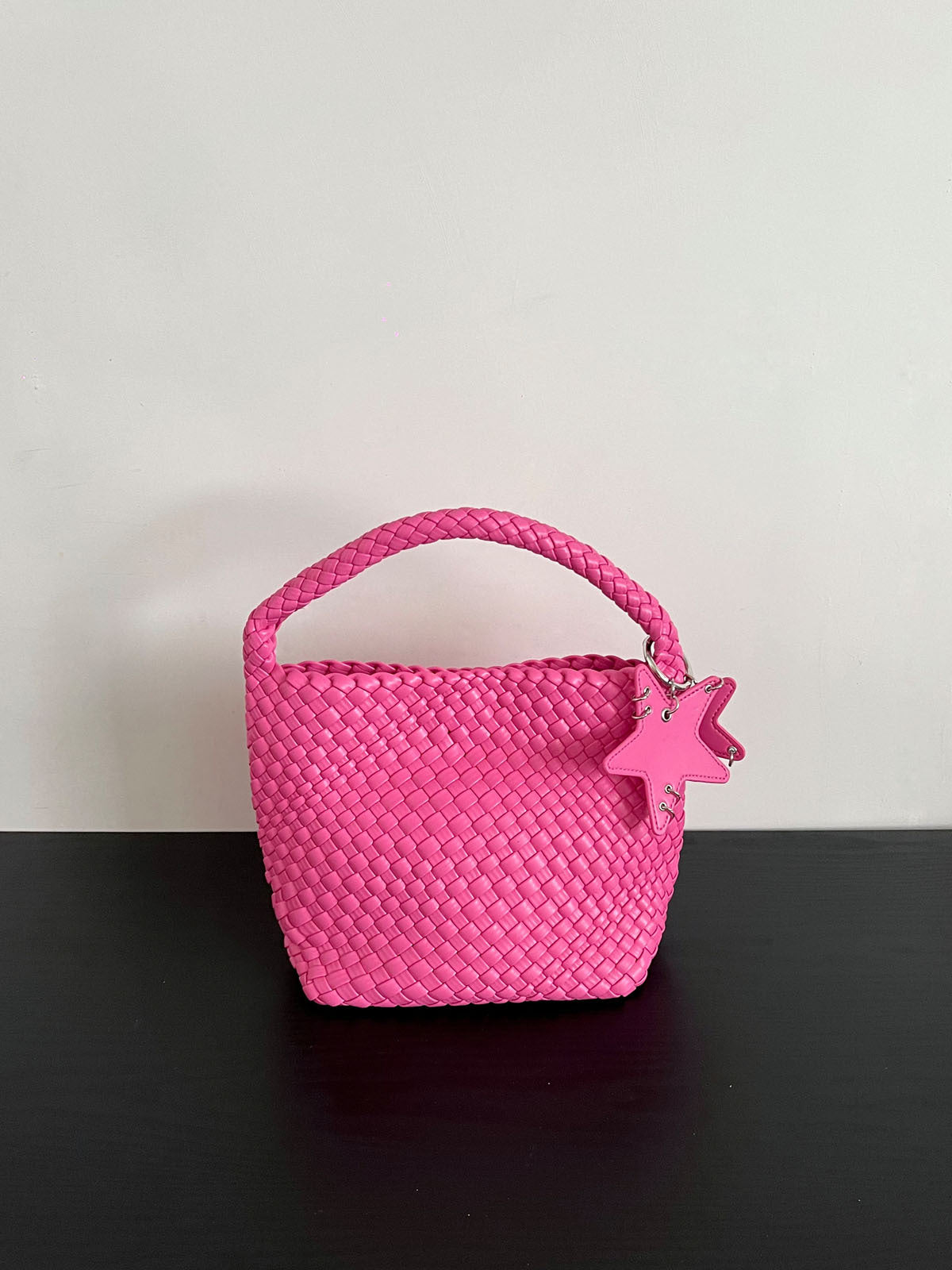 Handwoven PU Tote Bag for Women
