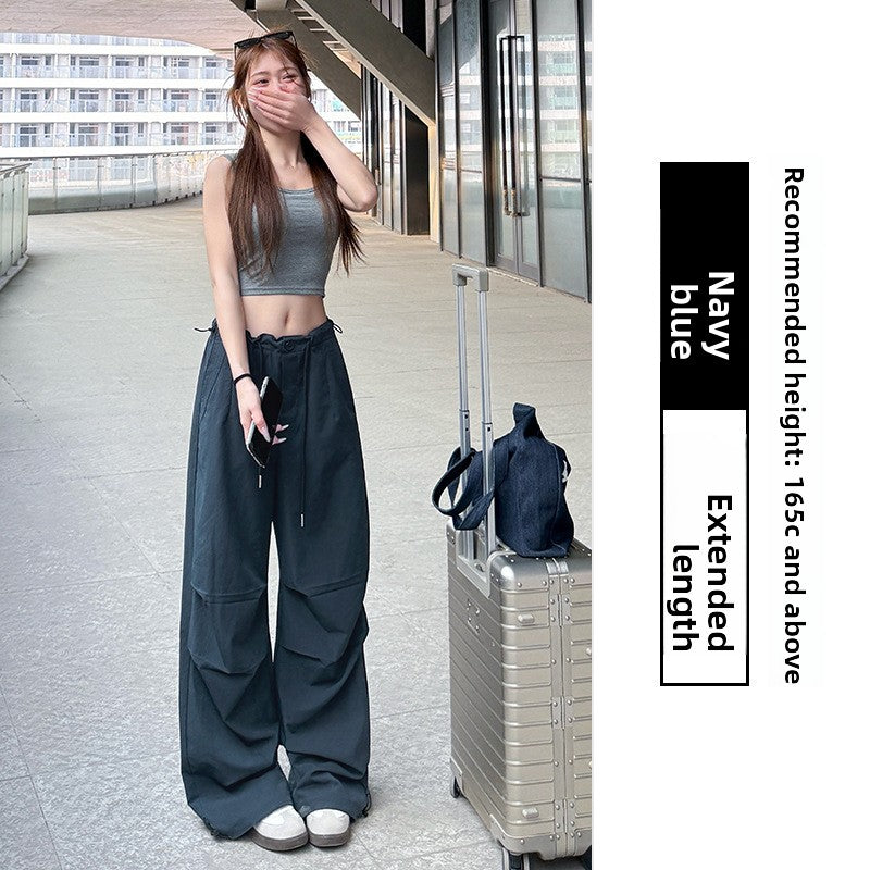 Quick-Drying High Waist Wide Leg Sport Pants