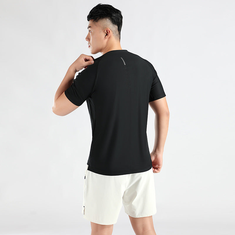 Sports Men's Fitness Short-sleeved