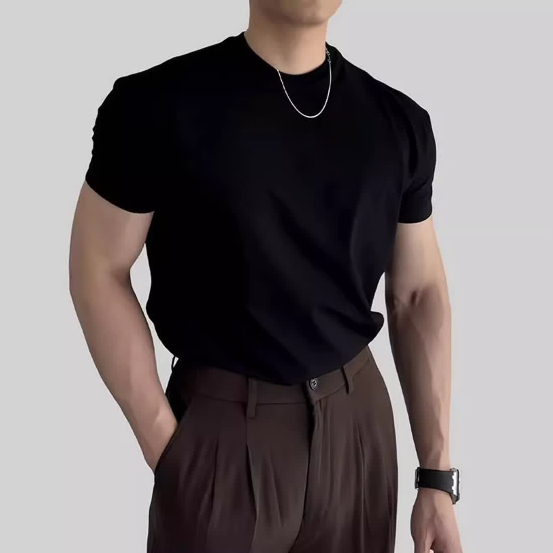 Training Slim-fit Stretch Muscle T shirt