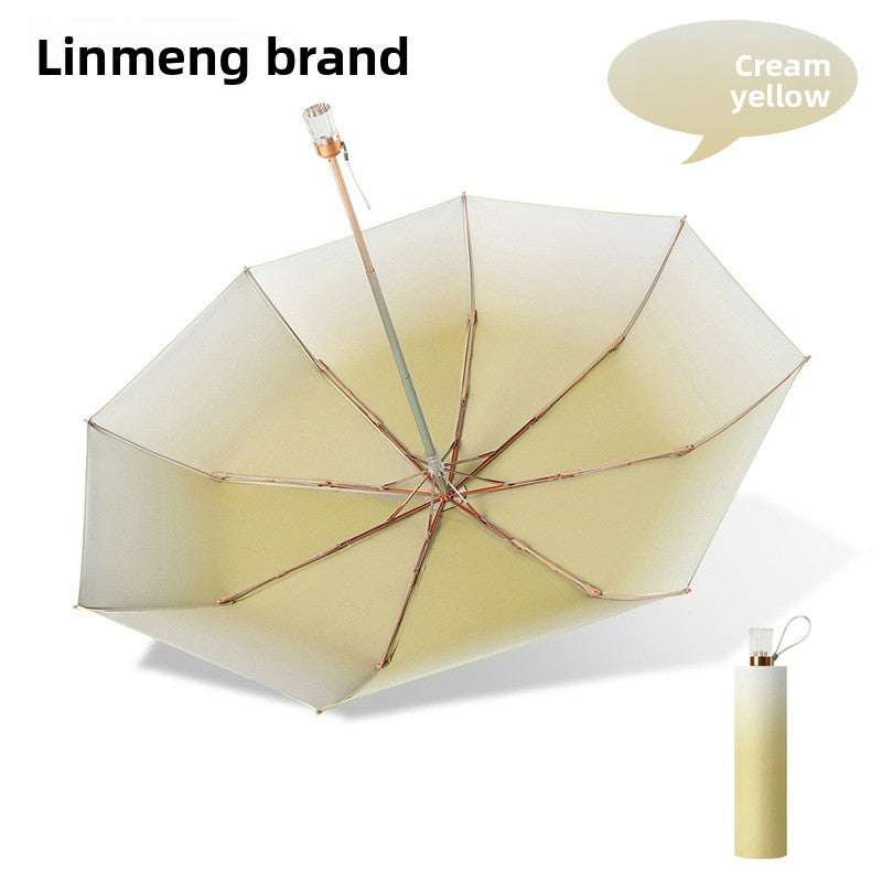 Folding Automatic Sunny and Rainy Dual-use Sun Umbrella