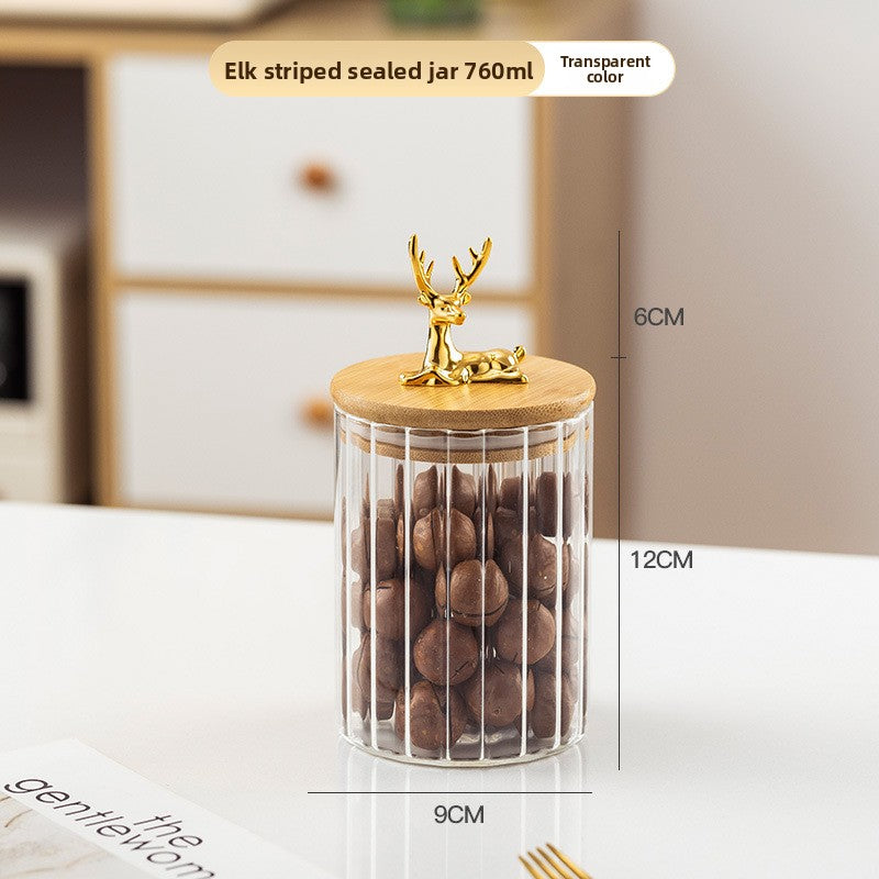 Glass storage container