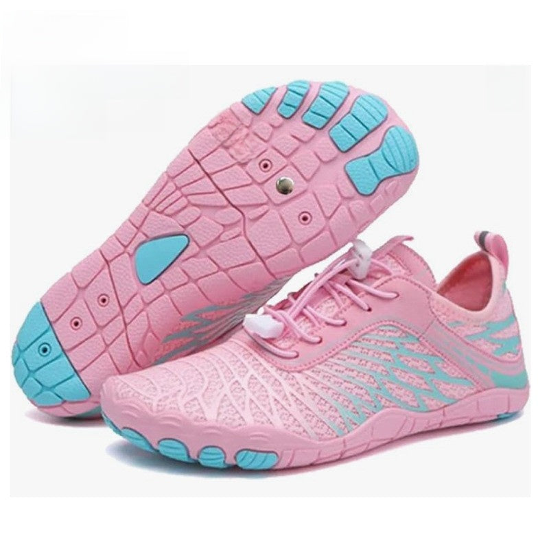 Wearing barefoot shoes with nails