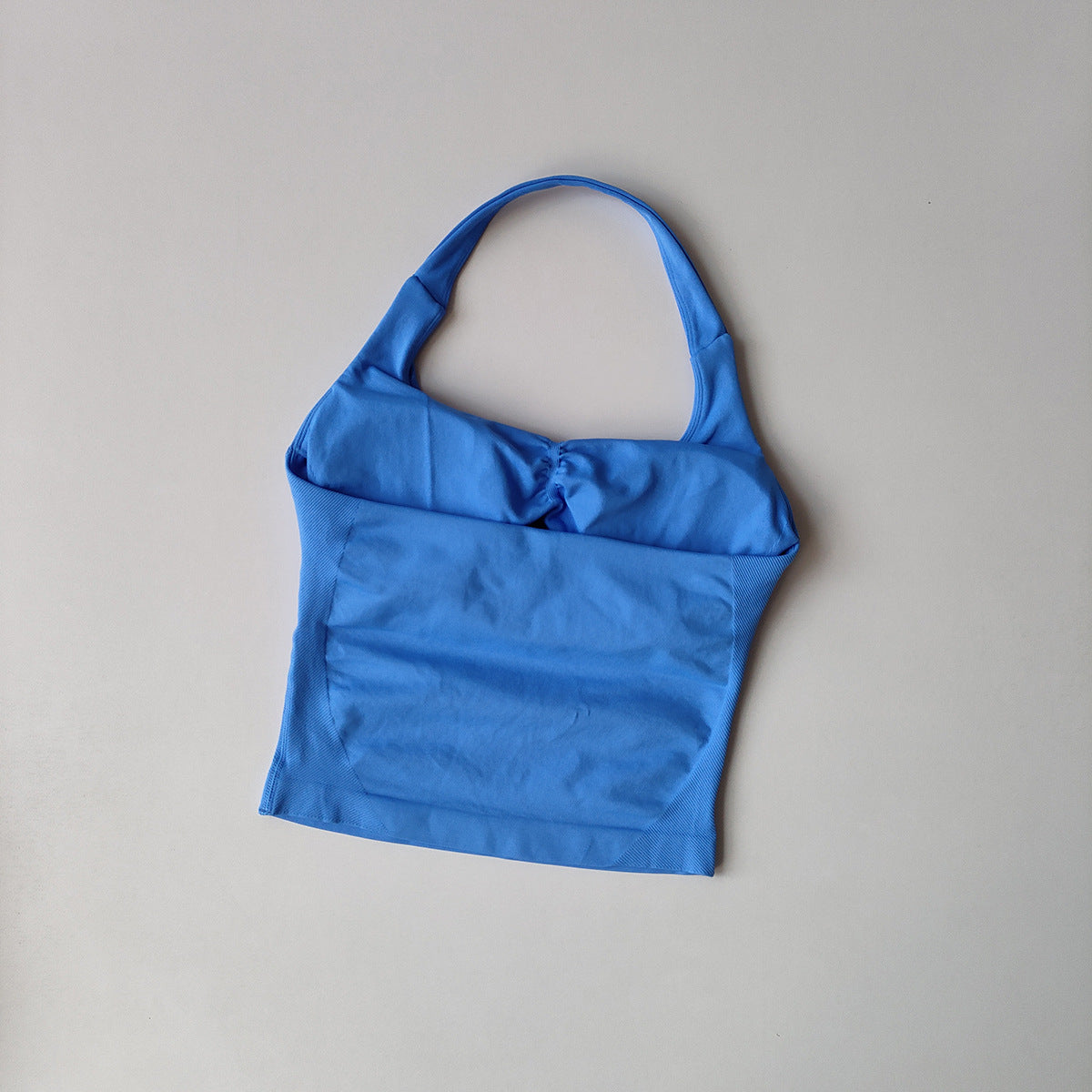 Square Neck Halter Fitness Vest with Back Design