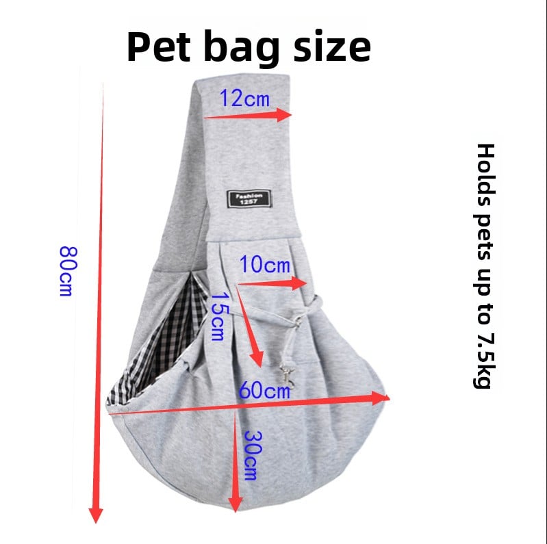 Crossbody cat backpack