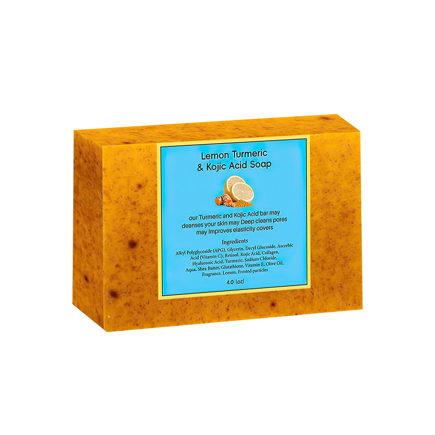 Lemon turmeric Kojic acid soap Brightening Soap Black Spot Remover Granular soap