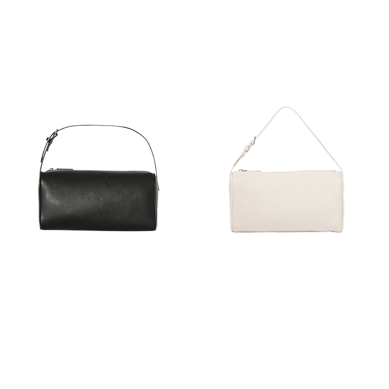 Pen holder velvet leather handbag