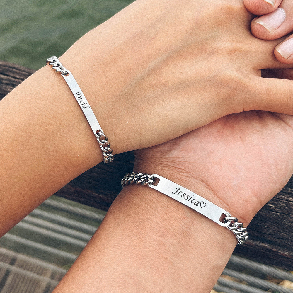 Titanium steel 18K high-quality gold-plated bracelet